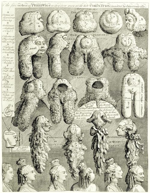 Hogarth, William: Die f�nf Per�ckenorden