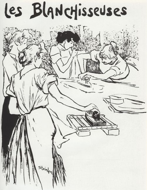 Steinlen, Theophile Alexandre: Die W�scherinnen