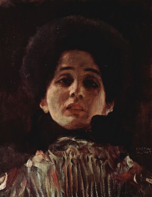 Klimt, Gustav: Damenbildnis en Face