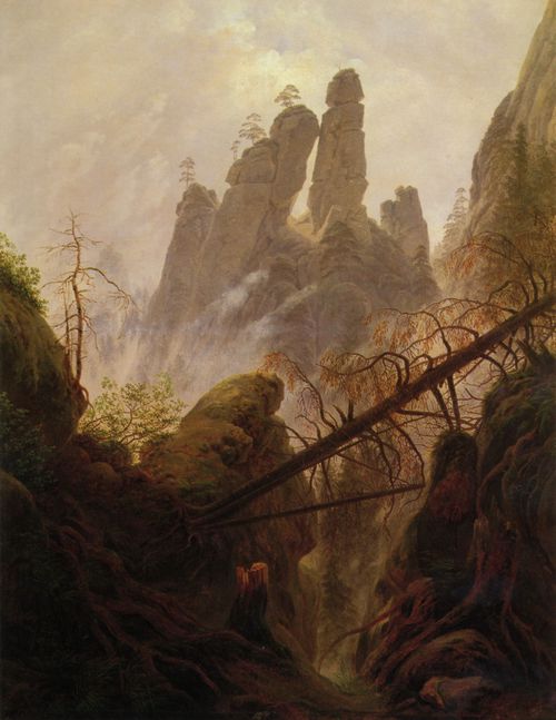 Friedrich, Caspar David: Felsenschlucht