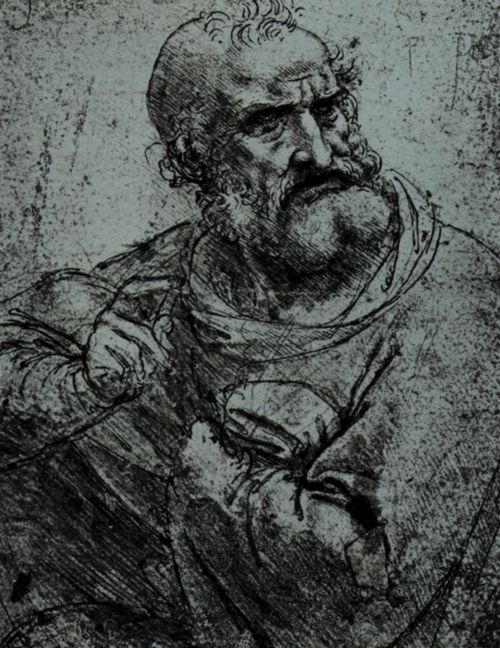 Leonardo da Vinci: Apostel, Studie zum »Abendmahl«