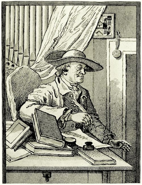 Hogarth, William: Portr�t des Dr. Thomas Morell