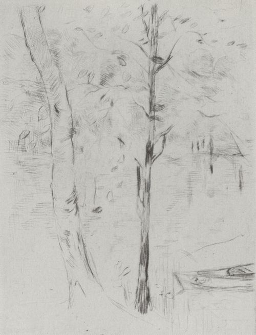 Morisot, Berthe: Der See im Bois de Boulogne