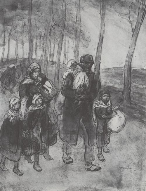 Steinlen, Theophile Alexandre: Flucht