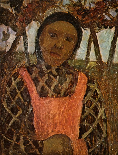 Modersohn-Becker, Paula: Bauernkind mit rosa Sch�rze