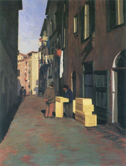 Vallotton, F�lix: Alte Stra�e in Nizza