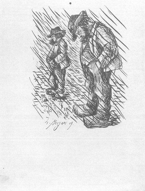 Morgner, Wilhelm: Zwei Studien. (Schulte im Regen)