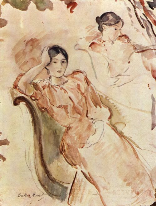 Morisot, Berthe: Portr�tstudien von Jeanne Pontillon