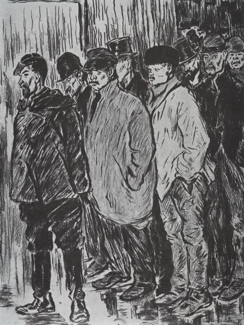Steinlen, Theophile Alexandre: Die Wartenden