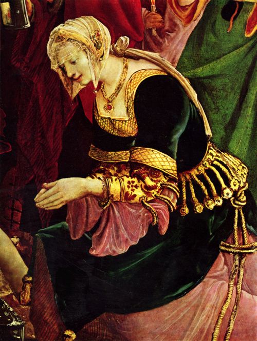 Altdorfer, Albrecht: Sebastiansaltar des AugustinerChorherrenstifts St. Florian bei Linz, rechter Au�enfl�gel, Szene: Bergung der Leiche des Hl. Sebastian, Detail