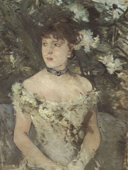 Morisot, Berthe: Junge Frau im Ballkost�m