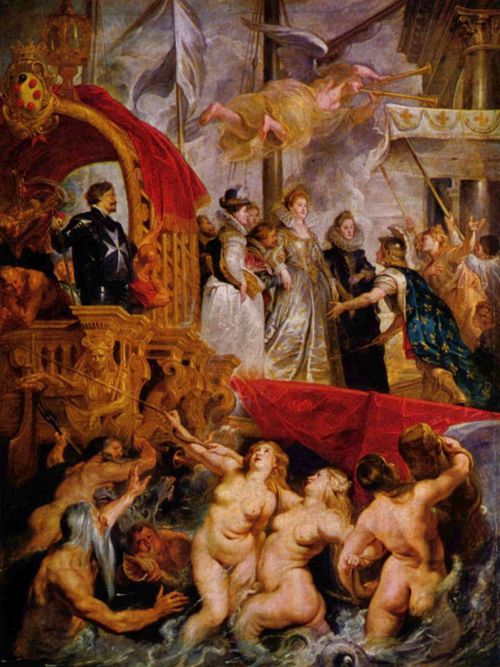 Rubens, Peter Paul: Gem�ldezyklus f�r Maria de' Medici, K�nigin von Frankreich, Szene: Ankunft Maria de' Medicis in Marseille