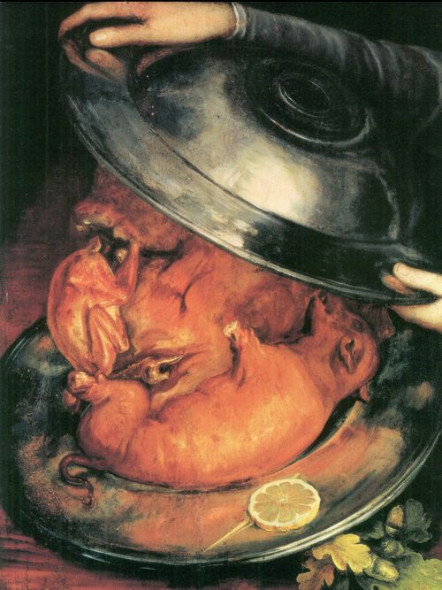 Arcimboldo, Giuseppe: Der Koch »Umkehrversion«