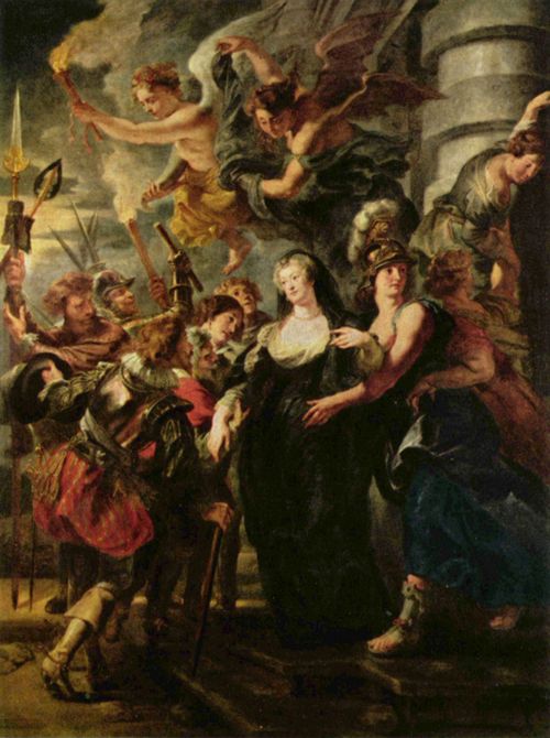 Rubens, Peter Paul: Gem�ldezyklus f�r Maria de' Medici, K�nigin von Frankreich, Szene: Die K�nigin flieht aus Blois