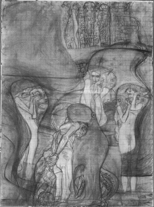 Klimt, Gustav: Kompositionsentwurf f�r das Fakult�tsbild »Jurisprudenz«