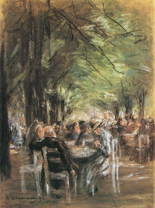 Liebermann, Max: Biergarten