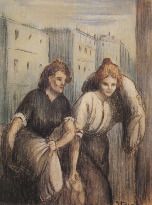 Steinlen, Theophile Alexandre: W�scherinnen