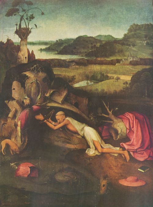 Bosch, Hieronymus: Der b��ende Hl. Hieronymus
