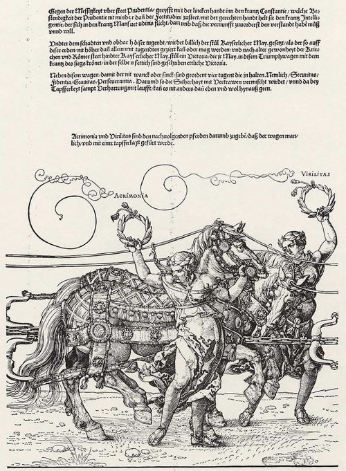 D�rer, Albrecht: »Triumphzug des Kaisers Maximilian I.«, Block 6.