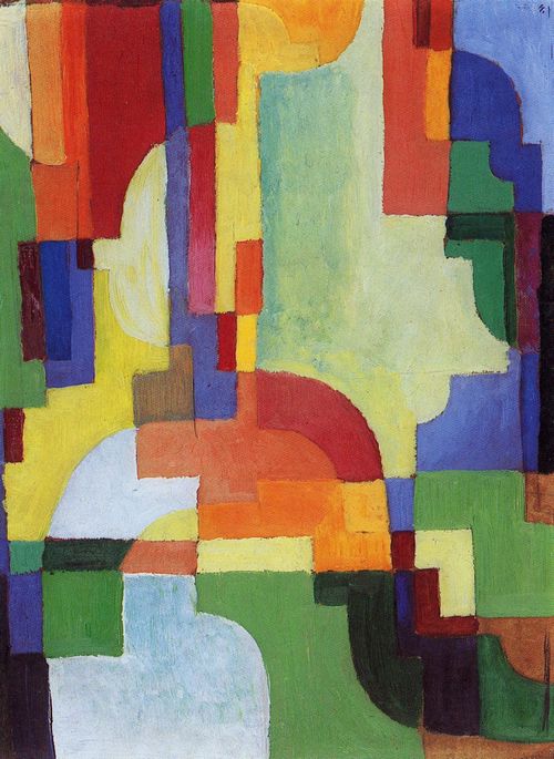 Macke, August: Farbige Formen (I)