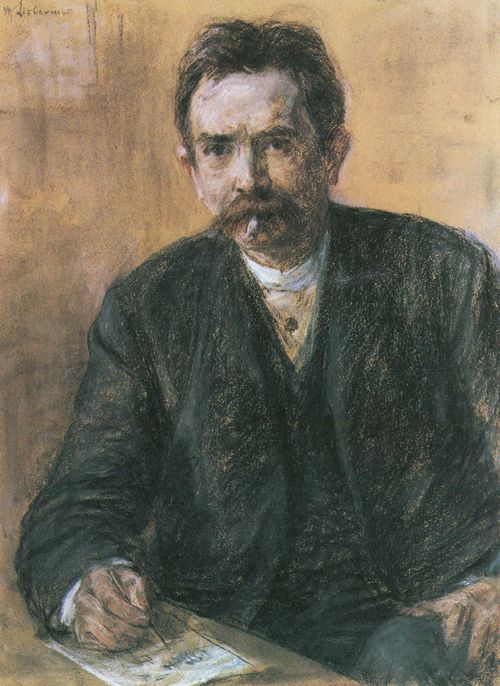Liebermann, Max: Bildnis des Dichters Eduard Grisebach