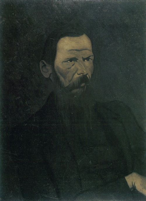 Vallotton, F�lix: Dekoratives Portr�t von Dostojewski