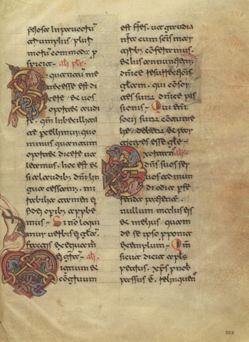 Unbekannter Buchmaler des Vatikans: Fragment aus dem »Martyrologium-Regula S. Benedicti«