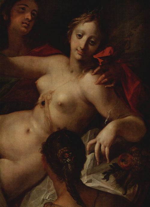Aachen, Hans von: Allegorie von Friede, Kunst und Reichtum, Detail