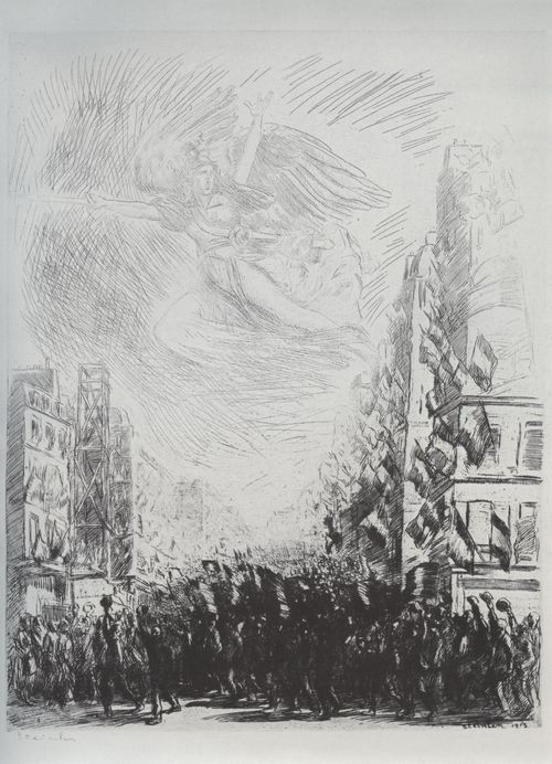 Steinlen, Theophile Alexandre: Die Mobilisierung