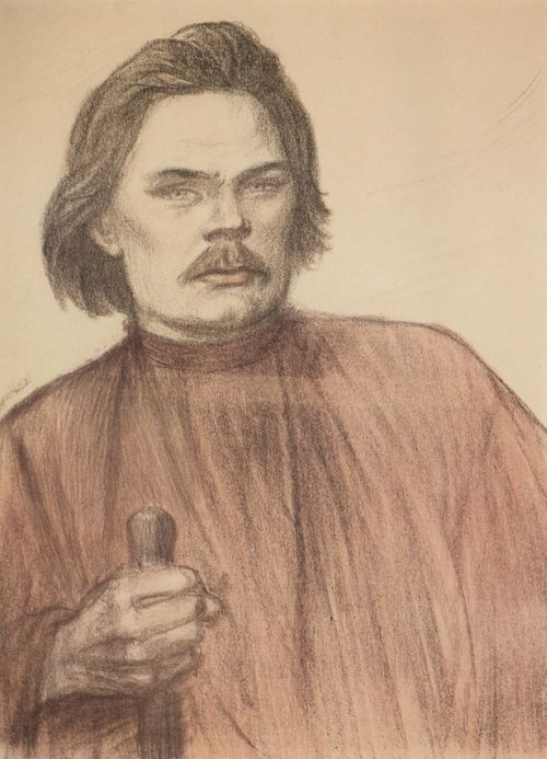 Steinlen, Theophile Alexandre: Maxim Gorki
