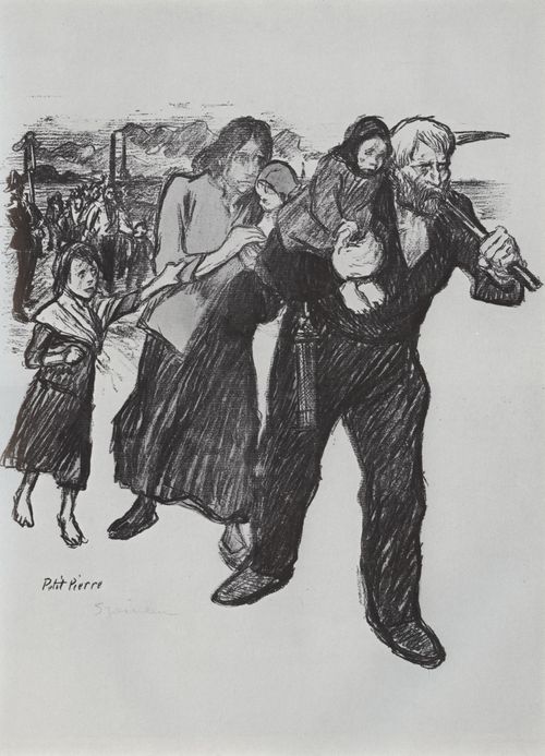 Steinlen, Theophile Alexandre: Das Attentat von Calais