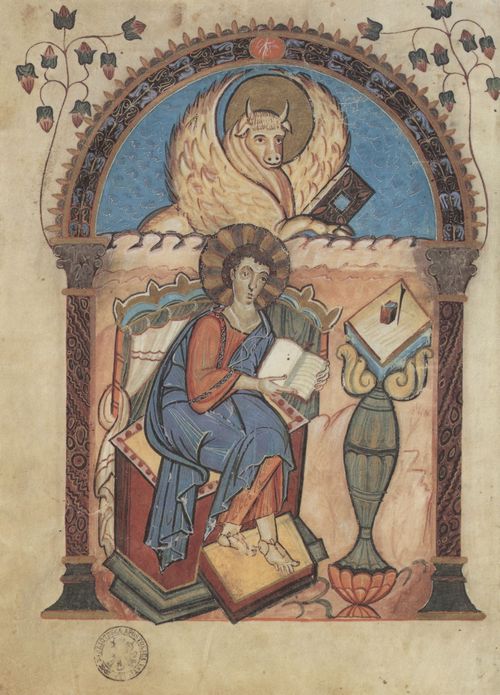 Unbekannter Buchmaler des Vatikans: Fragment aus dem »Lorscher Evangeliar«