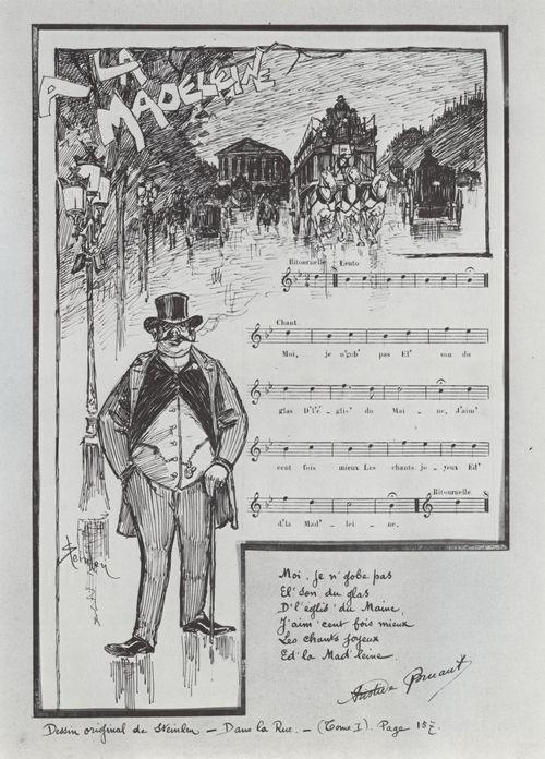 Steinlen, Theophile Alexandre: La Madeleine