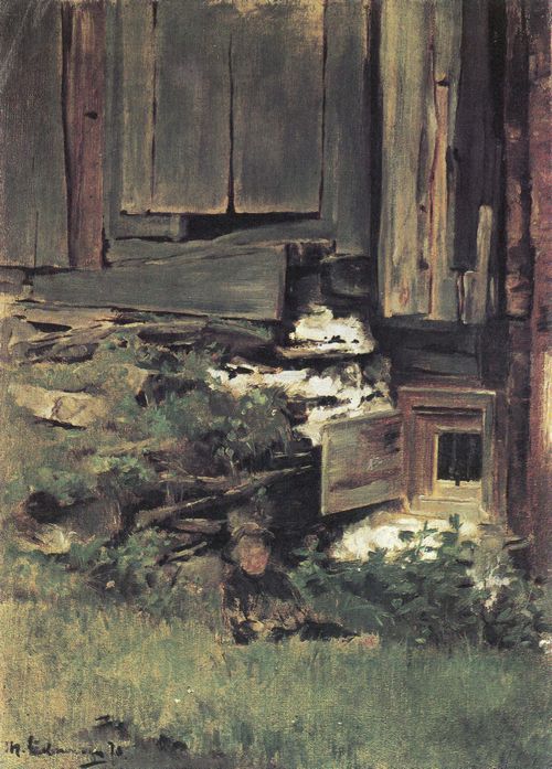 Liebermann, Max: Bauf�lliges Haus