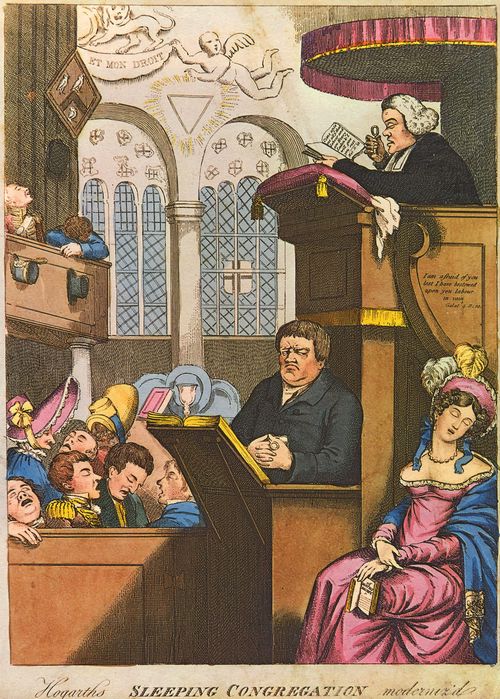 Hogarth, William: Der Schlaf der Gerechten