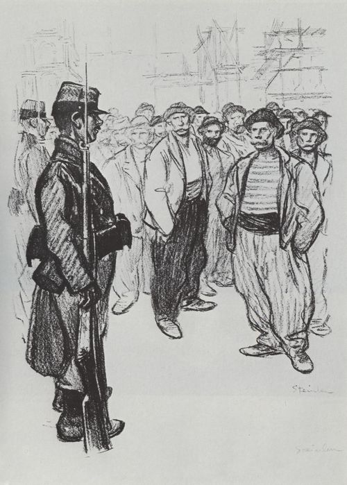 Steinlen, Theophile Alexandre: Streik