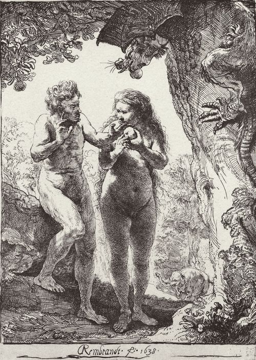 Rembrandt Harmensz. van Rijn: Adam und Eva