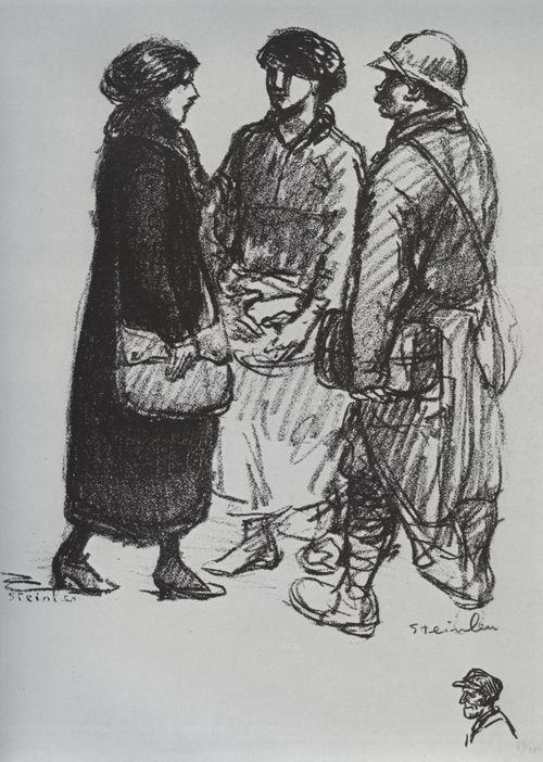 Steinlen, Theophile Alexandre: Ende des Fronturlaubs