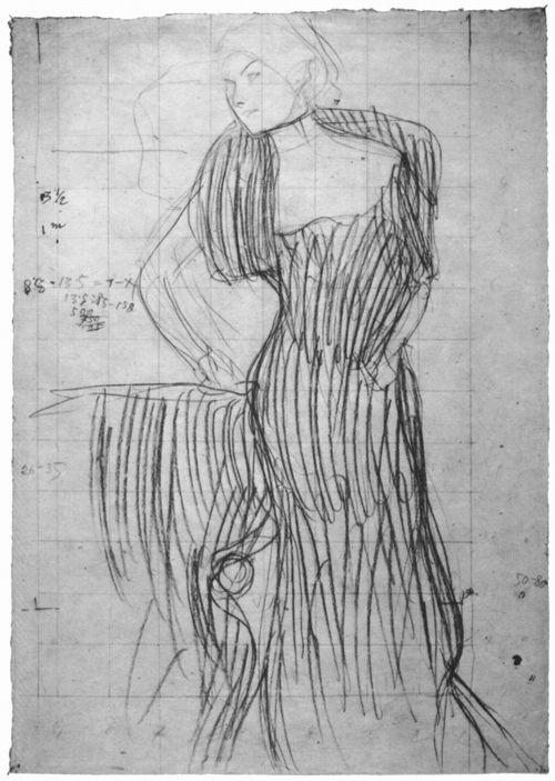 Klimt, Gustav: Stehende Dame