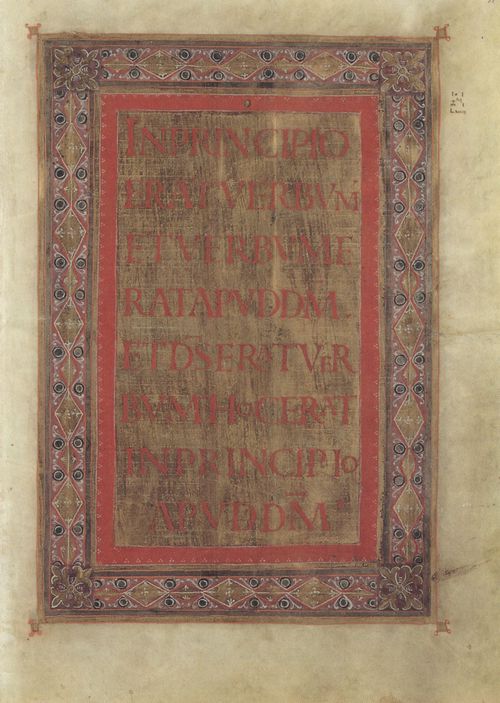 Unbekannter Buchmaler des Vatikans: Fragment aus dem »Lorscher Evangeliar«