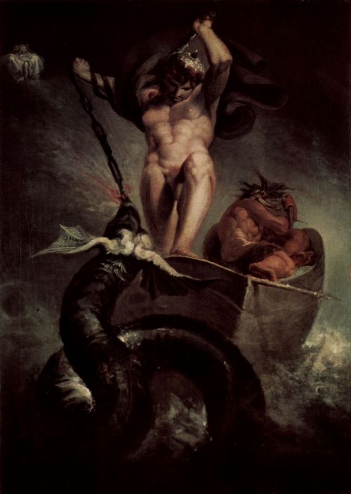 F�ssli, Johann Heinrich: Der Kampf des Thor mit der Schlange des Midgard