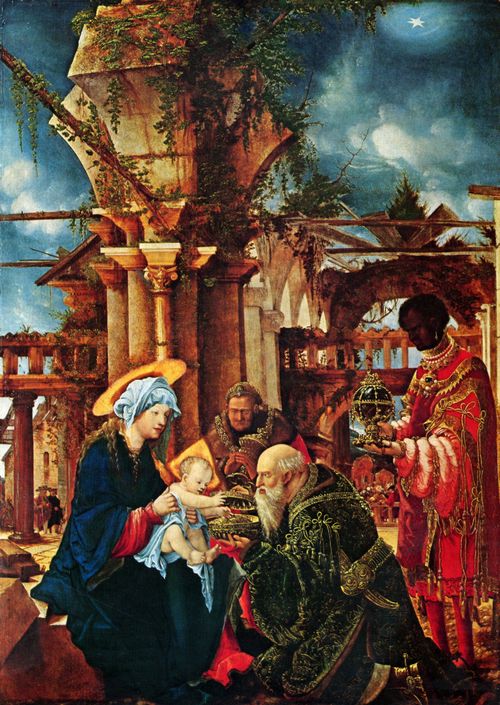 Altdorfer, Albrecht: Die Anbetung der Heiligen Drei K�nige