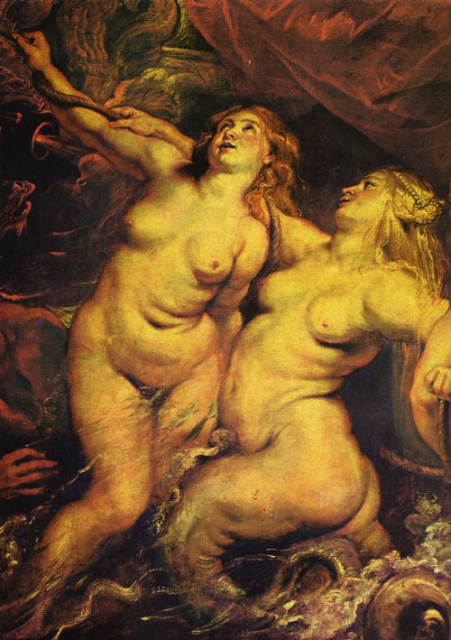 Rubens, Peter Paul: Gem�ldezyklus f�r Maria de' Medici, K�nigin von Frankreich, Szene: Ankunft der Maria de' Medici in Marseille, Detail