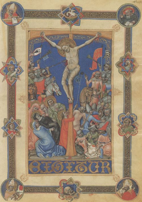 Unbekannter Buchmaler des Vatikans: Fragment aus der Missale des Kardinals Bertrand de Deux