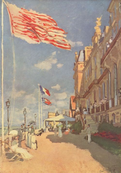 Monet, Claude: Das Hotel »Des Roches Noires« in Trouville