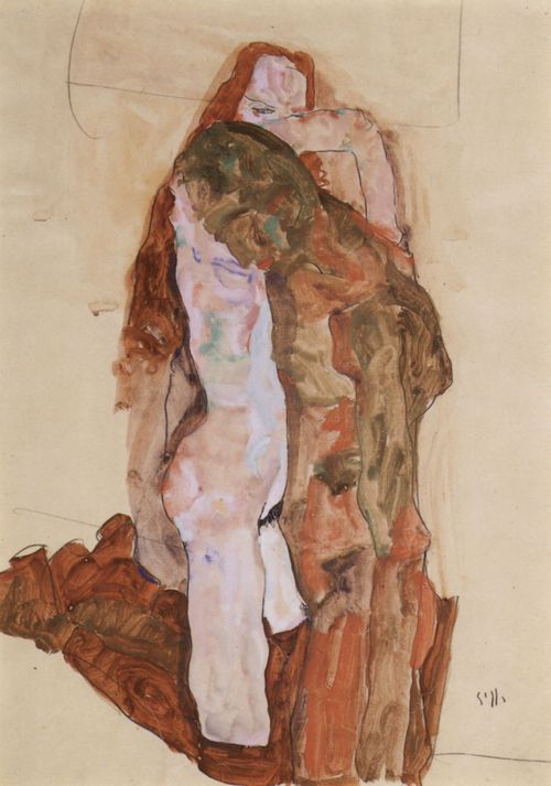 Schiele, Egon: Frau und Mann