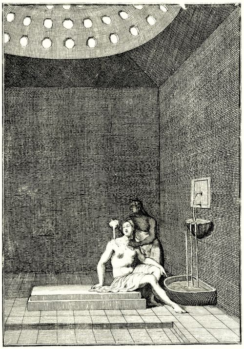 Hogarth, William: Illustration zu »Reisen durch Europa, Asien und Teile Afrikas« von Aubry de la Motraye, T�rkisches Bad
