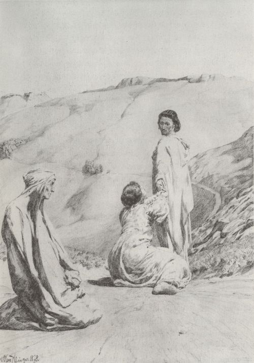 Klinger, Max: Christus auf dem Wege nach Jerusalem