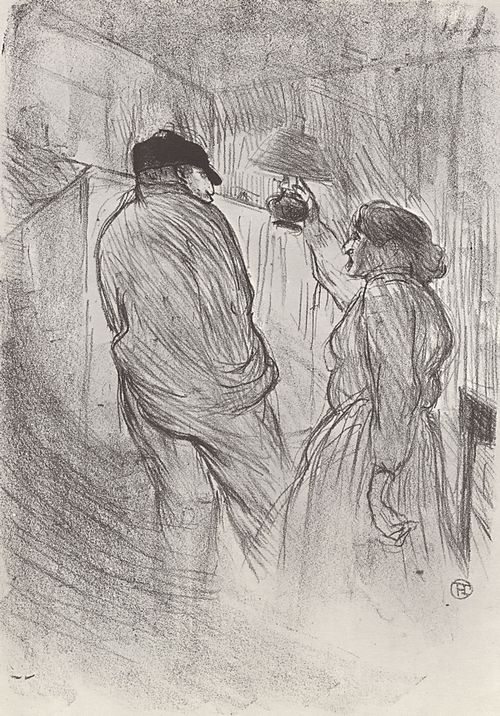 Toulouse-Lautrec, Henri de: Antoine und Madame Saville in »l'Inqui�tude«