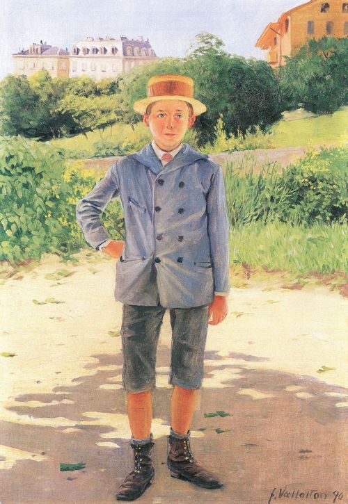 Vallotton, F�lix: Bildnis des jungen Delisle